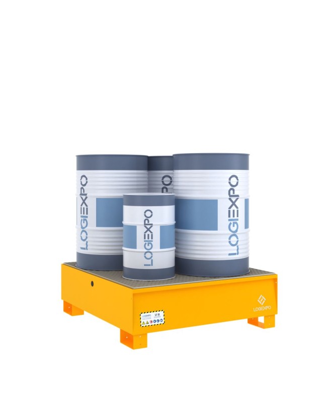 VASCA DI CONTENIMENTO per 4 FUSTI da 200 litri