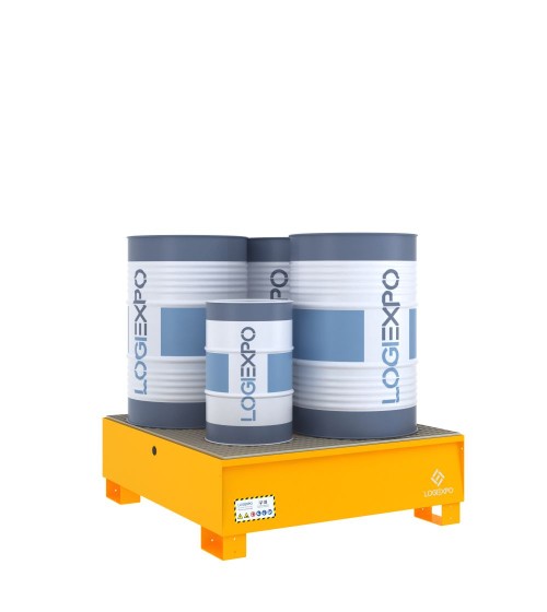 VASCA DI CONTENIMENTO per 4 FUSTI da 200 litri