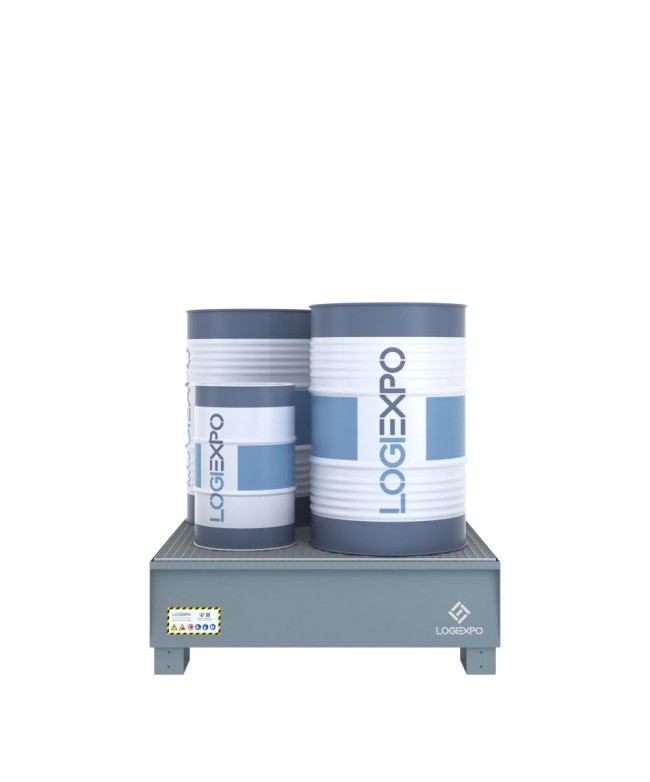 VASCA DI CONTENIMENTO per 4 FUSTI da 200 litri