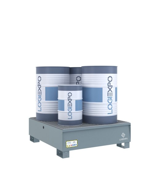 VASCA DI CONTENIMENTO per 4 FUSTI da 200 litri