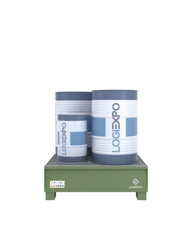 VASCA DI CONTENIMENTO per 4 FUSTI da 200 litri