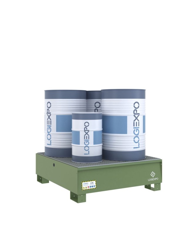 VASCA DI CONTENIMENTO per 4 FUSTI da 200 litri