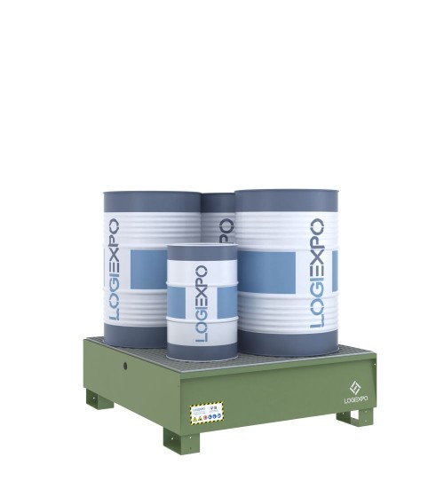 VASCA DI CONTENIMENTO per 4 FUSTI da 200 litri