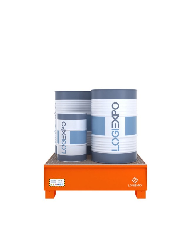 VASCA DI CONTENIMENTO per 4 FUSTI da 200 litri