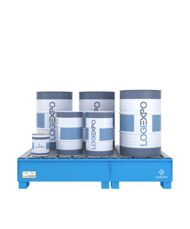 VASCA DI RACCOLTA per 6 Fusti da 200 litri