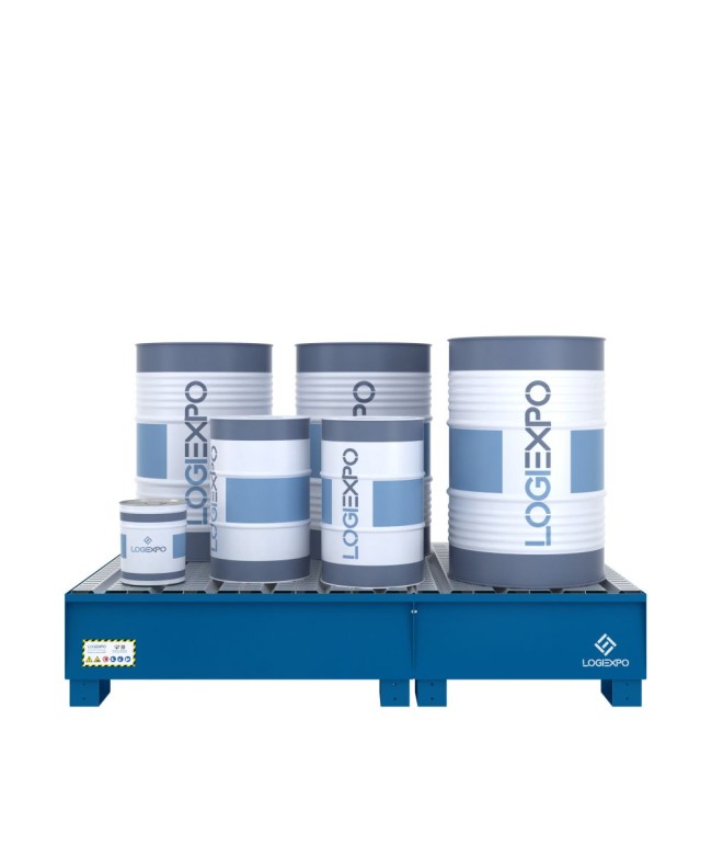 VASCA DI RACCOLTA per 6 Fusti da 200 litri