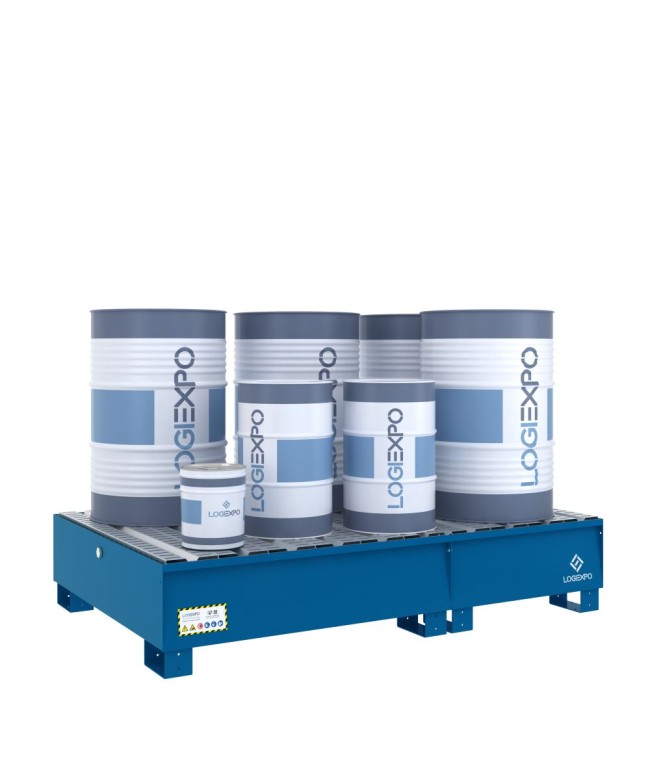 VASCA DI RACCOLTA per 6 Fusti da 200 litri