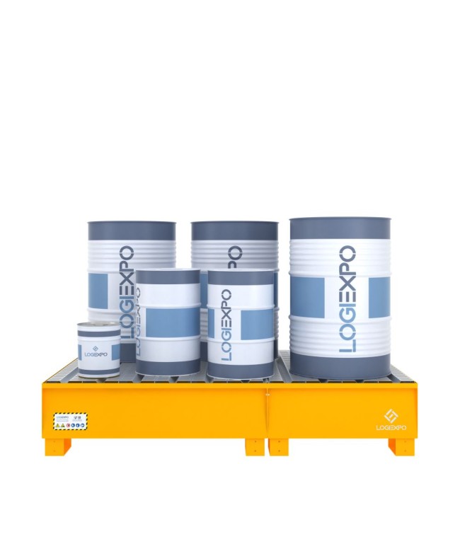 VASCA DI RACCOLTA per 6 Fusti da 200 litri