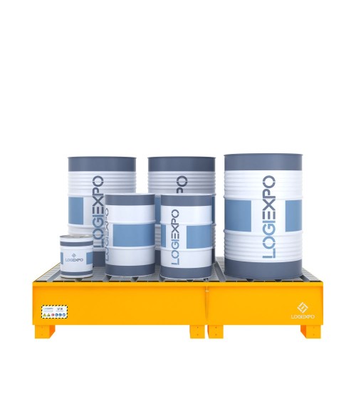 VASCA DI RACCOLTA per 6 Fusti da 200 litri