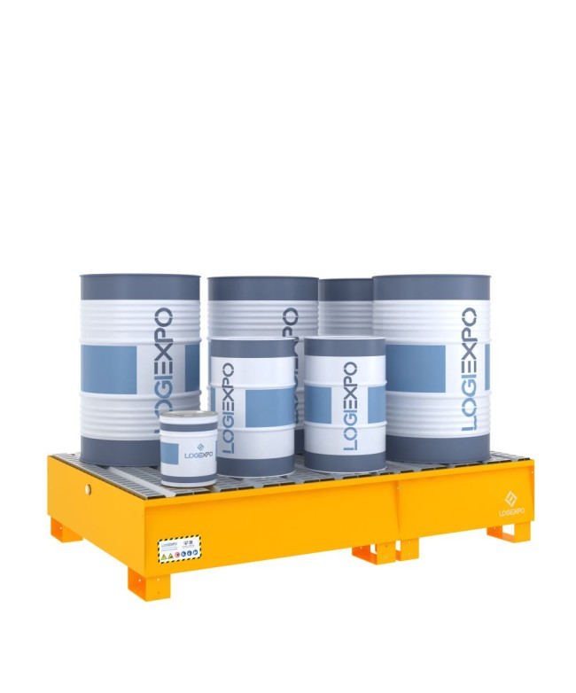 VASCA DI RACCOLTA per 6 Fusti da 200 litri