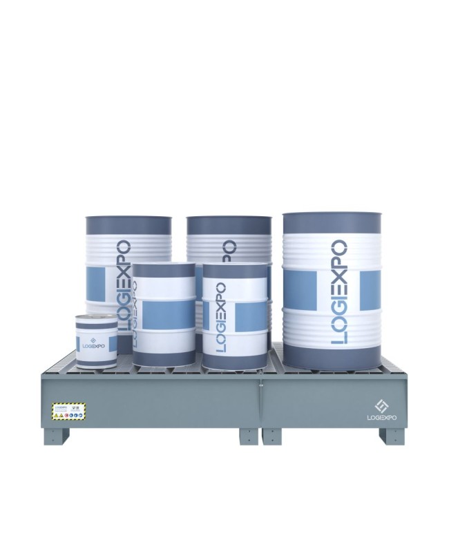 VASCA DI RACCOLTA per 6 Fusti da 200 litri