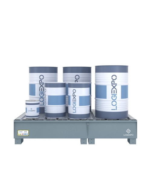 VASCA DI RACCOLTA per 6 Fusti da 200 litri