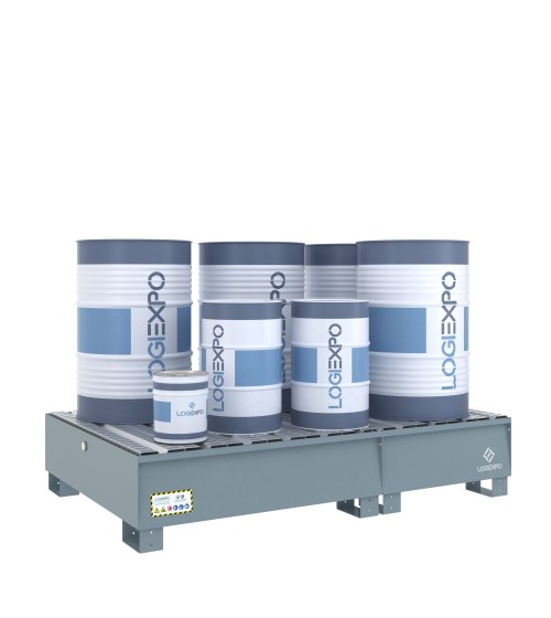 VASCA DI RACCOLTA per 6 Fusti da 200 litri