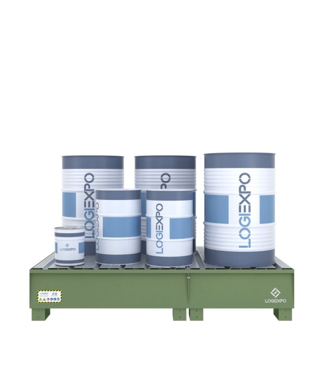 VASCA DI RACCOLTA per 6 Fusti da 200 litri