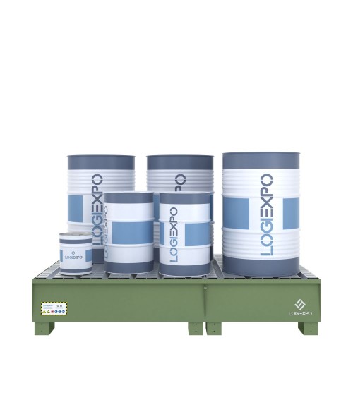 VASCA DI RACCOLTA per 6 Fusti da 200 litri