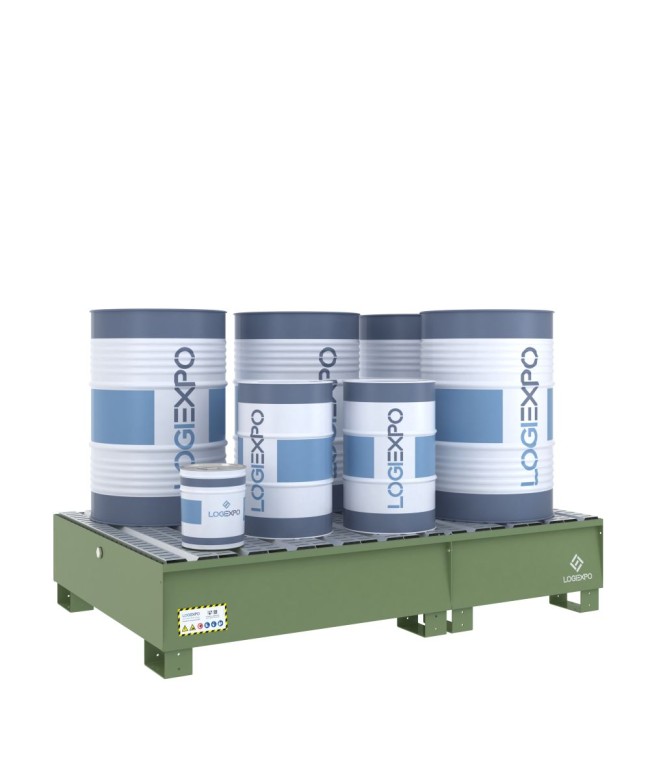 VASCA DI RACCOLTA per 6 Fusti da 200 litri