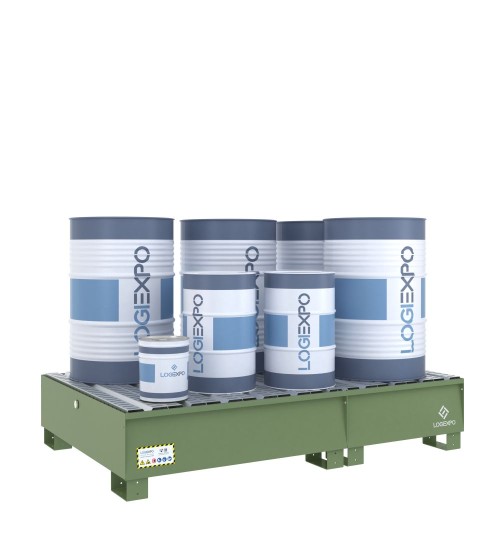 VASCA DI RACCOLTA per 6 Fusti da 200 litri