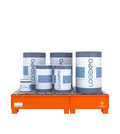 VASCA DI RACCOLTA per 6 Fusti da 200 litri