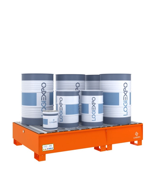 VASCA DI RACCOLTA per 6 Fusti da 200 litri