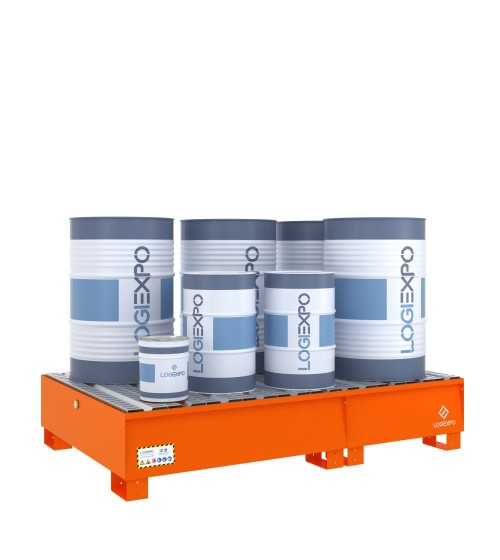 VASCA DI RACCOLTA per 6 Fusti da 200 litri