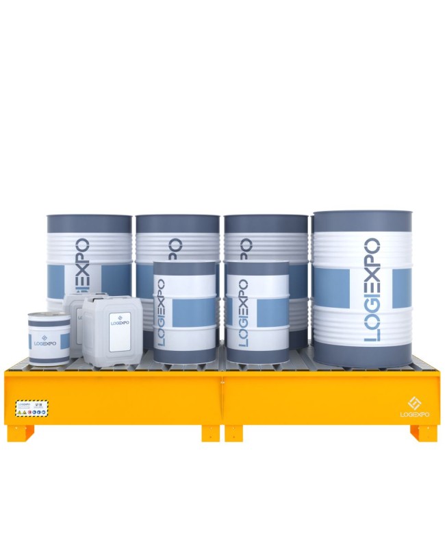 VASCA DI RACCOLTA MODULARE per 8 Fusti da 200 litri