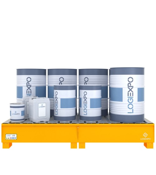 VASCA DI RACCOLTA MODULARE per 8 Fusti da 200 litri