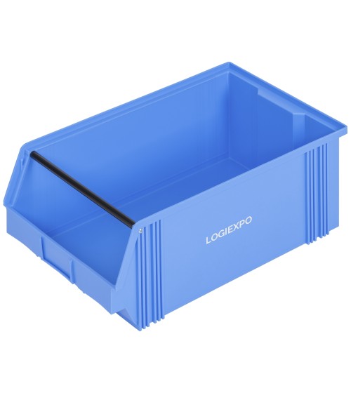 CASSETTA BOCCA DI LUPO IN POLIPROPILENE mm 300(L) x 500(P) x 200(H) con barra