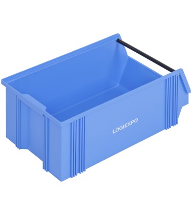 CASSETTA BOCCA DI LUPO IN POLIPROPILENE mm 300(L) x 500(P) x 200(H) con barra 2