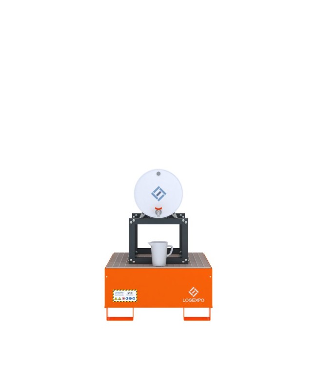 VASCA DI RACCOLTA E TRAVASO per 1 Fusto da 60 litri