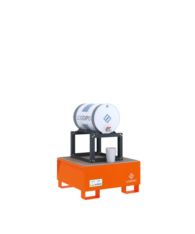 VASCA DI RACCOLTA E TRAVASO per 1 Fusto da 60 litri