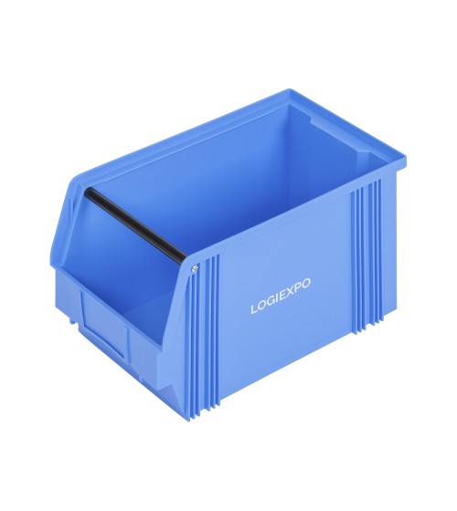 CASSETTA BOCCA DI LUPO IN POLIPROPILENE mm 200(L) x 350(P) x 200(H) con barra