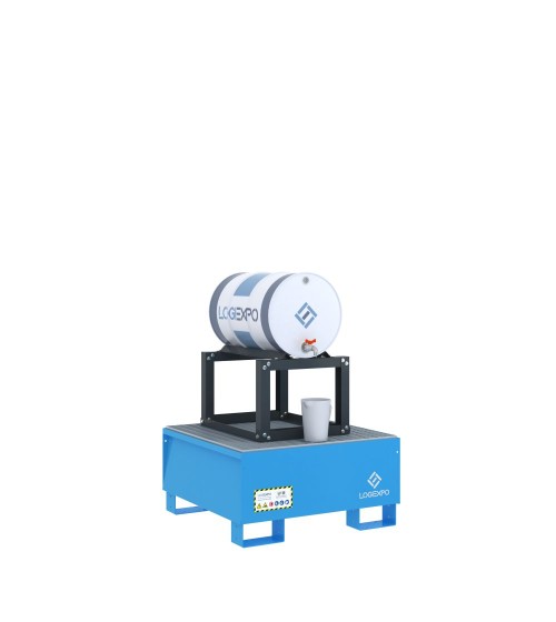 VASCA DI RACCOLTA E TRAVASO per 1 Fusto da 60 litri