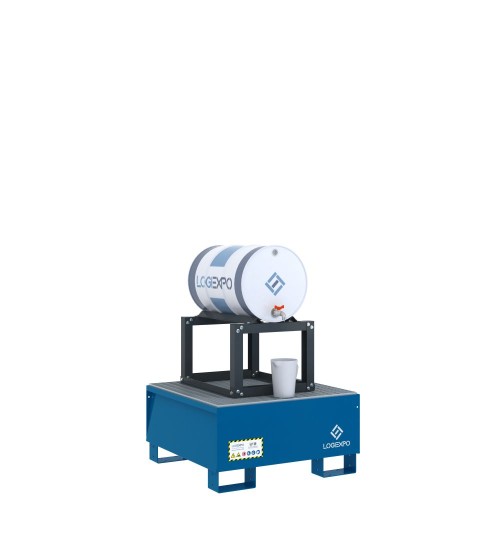 VASCA DI RACCOLTA E TRAVASO per 1 Fusto da 60 litri