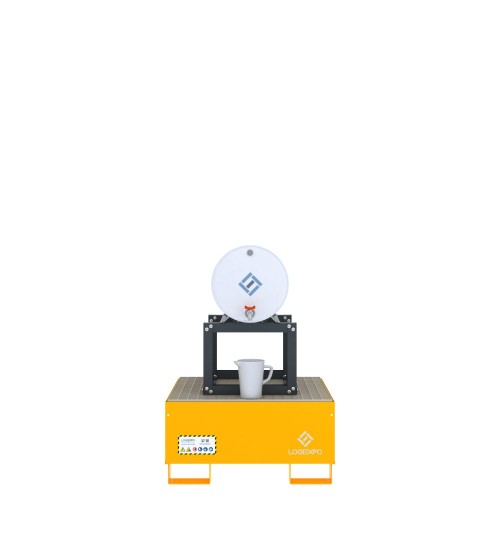 VASCA DI RACCOLTA E TRAVASO per 1 Fusto da 60 litri
