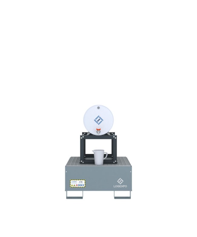 VASCA DI RACCOLTA E TRAVASO per 1 Fusto da 60 litri