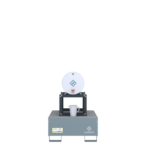 VASCA DI RACCOLTA E TRAVASO per 1 Fusto da 60 litri