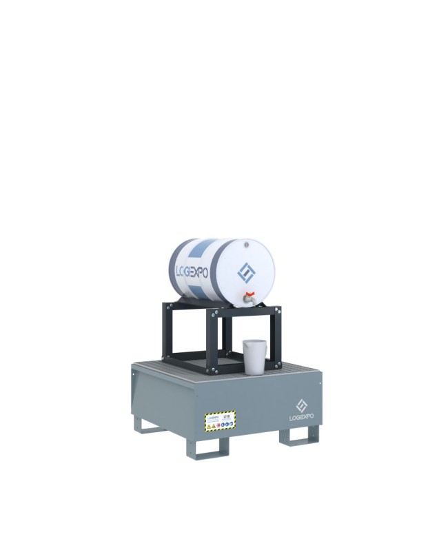 VASCA DI RACCOLTA E TRAVASO per 1 Fusto da 60 litri