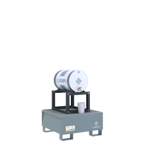 VASCA DI RACCOLTA E TRAVASO per 1 Fusto da 60 litri