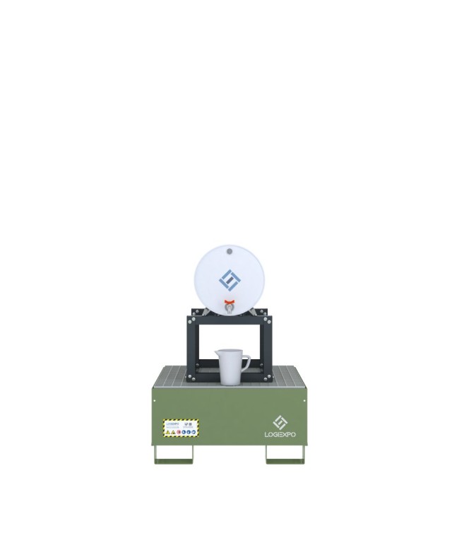 VASCA DI RACCOLTA E TRAVASO per 1 Fusto da 60 litri