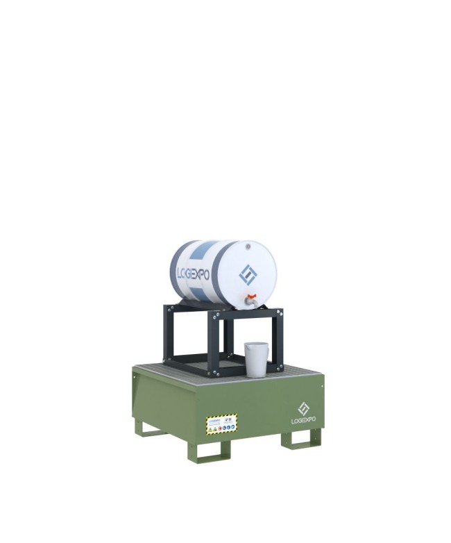 VASCA DI RACCOLTA E TRAVASO per 1 Fusto da 60 litri