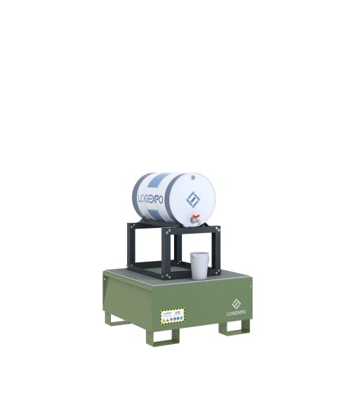 VASCA DI RACCOLTA E TRAVASO per 1 Fusto da 60 litri