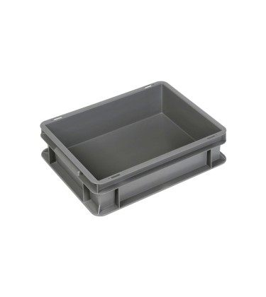 Contenitore Euro impilabile 400x300x100h in PP riciclato al 50%