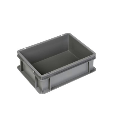 Contenitore Euro impilabile 400x300x130h in PP riciclato al 50%