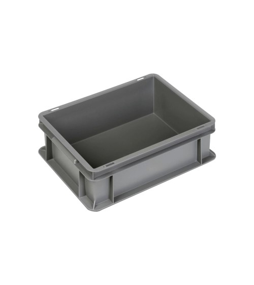Contenitore Euro impilabile 400x300x130h in PP riciclato al 50%