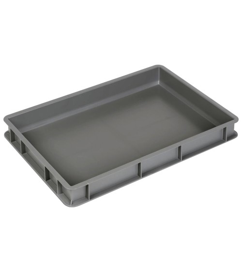 Contenitore Euro impilabile 600x400x70h in PP riciclato al 50%