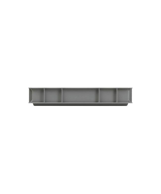 Profilo ribassato del Contenitore Euro 600x400x70h vista maniglie chiuse su lato 400 mm