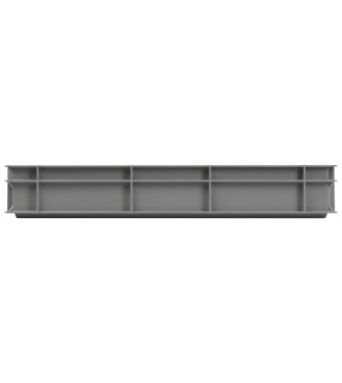 Contenitore Euro impilabile 600x400x100h in PP riciclato al 50% 2