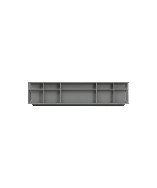 Contenitore Euro 600x400x100h con maniglie chiuse sul lato 400 mm