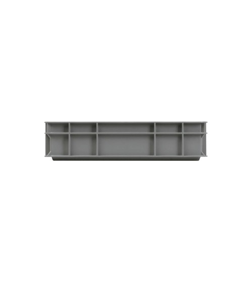 Contenitore Euro 600x400x100h con maniglie chiuse sul lato 400 mm