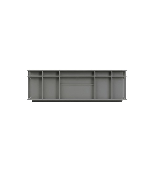 Contenitore Euro 600x400x130h con maniglie chiuse sul lato 400 mm